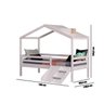Cama Infantil Prime com Telhado Claraboia e Kit Escadinha Casatema MadeiraOriginals - 8