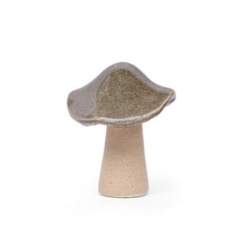 Mini Escultura Cogumelo em Ceramica 23587-P Mart