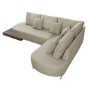 Ver imagem 7 de Sofá de Canto 4 Lugares com Almofadas Decorativas Paris 2321 