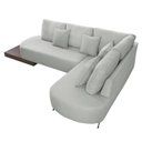 Ver mais imagens de Sofá de Canto 4 Lugares com Almofadas Decorativas Paris 2322 