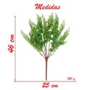 Ver imagem 2 de Ramo Decoração Arranjo Hortaliça Salsinha Artificial Plástico 13 Galhos 46cm