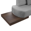 Ver imagem 4 de Sofá de Canto 4 Lugares com Almofadas Decorativas Paris 2323 