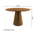 Ver imagem 5 de Mesa de Jantar Muniz Redonda Madeira Maciça 120cm Mel