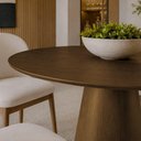 Ver imagem 2 de Mesa de Jantar Muniz Redonda Madeira Maciça 120cm Mel