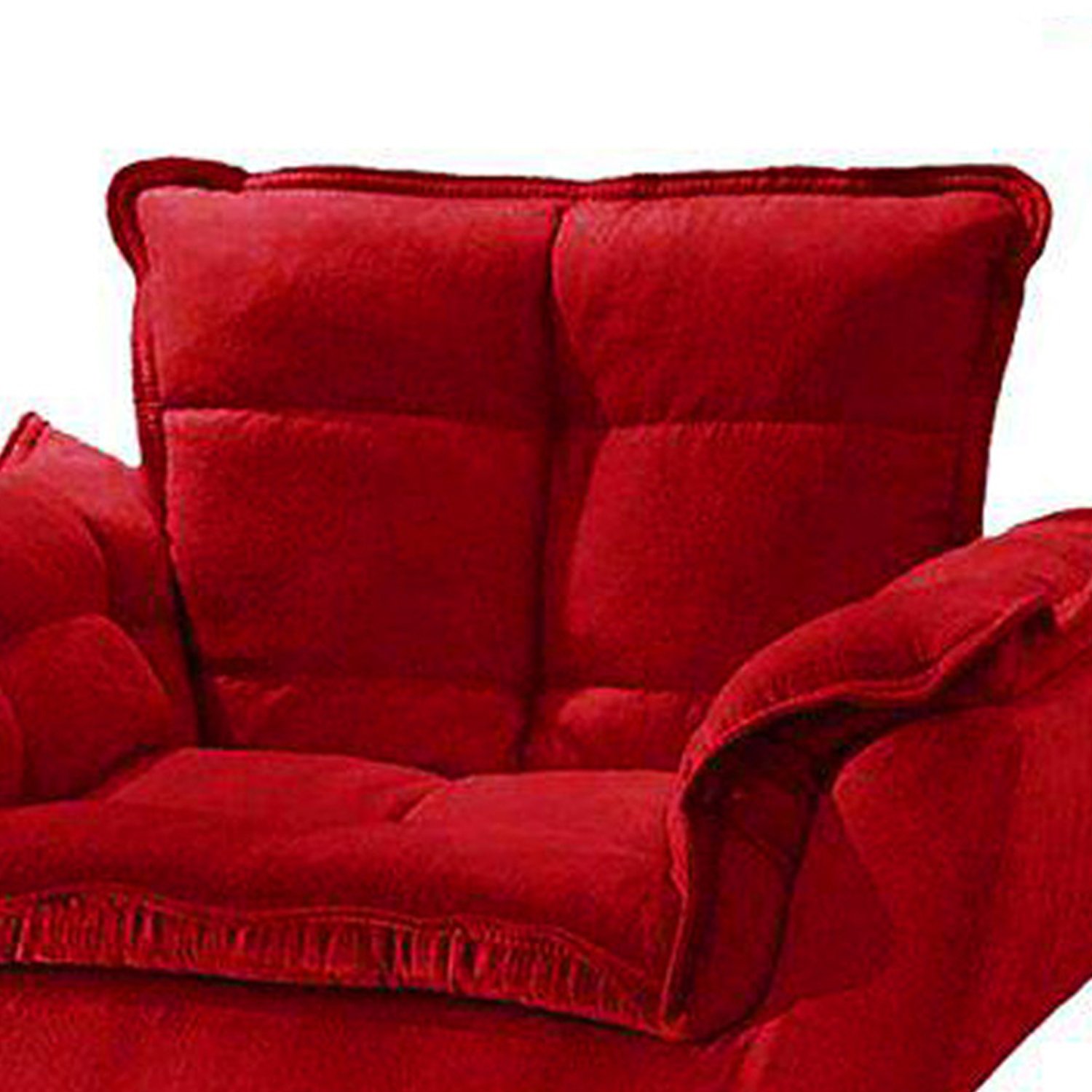 Poltrona Decorativa Opala Suede Vermelho - 2