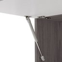 Ver imagem 7 de Armário de Cozinha 5 peças Balcão com Pia 150cm Lina20 K02 Gris/Freijó - Mpozenato