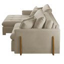 Ver imagem 4 de Sofá Cama Retrátil e Reclinável Lisboa 220cm Braço 10cm Meu Sofá Online