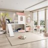 Quarto Completo Montessoriano Club House Sweet c/Beliche e Escorregador Casatema MadeiraOriginals - 1