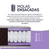 Colchão Solteiro Ortopédico D28 Molas Ensacadas a Vácuo 88x188x25cm Bf Colchões - 4