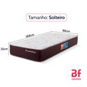 Ver imagem 7 de Colchão Solteiro Ortopédico D28 Molas Ensacadas a Vácuo 88x188x25cm Bf Colchões