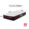 Colchão Solteiro Ortopédico D28 Molas Ensacadas a Vácuo 88x188x25cm Bf Colchões - 7