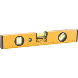 Nível alumínio 12" 3 bolhas - Vonder Plus - 1
