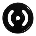 Ver imagem 1 de Anilha Emborrachada 3kg - Cor Preto