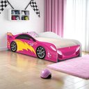 Ver imagem 1 de Cama Solteiro Glow Menina Rosa Solteiro com Colchão