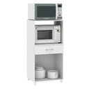 Ver imagem 3 de Balcão de Cozinha para Forno 2 Portas 1 Gaveta 57cm Branco - Fellicci