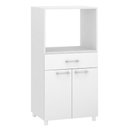Ver imagem 2 de Balcão de Cozinha para Forno 2 Portas 1 Gaveta 57cm Branco - Fellicci