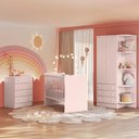 Ver imagem 1 de Quarto Infantil Doce Sonho Completo Rosa - Q Move