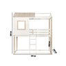 Cama Alta Infantil Club House com Tenda Camuflada Casatema MadeiraOriginals - 8