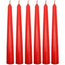 Ver imagem 1 de Conjunto 9 Vela Decoração Natalina Vermelho Castiçal de 21cm