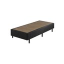 Ver imagem 1 de Somiê Eco Bordado Solteiro 120x198x40cm Preto Ecoflex