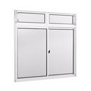 Ver imagem 1 de Janela de Alumínio 02 Folhas com Basc Branca - 100x120