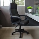 Ver imagem 6 de Cadeira Presidente de Escritório Giratória Rodízios de 360 C400 Preta Best