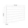 Cabeceira Queen 160x125cm Conde Viero - 3