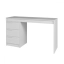 Ver imagem 2 de Mesa Escrivaninha 3 Gavetas Branco - Brv