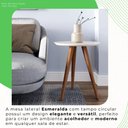 Ver imagem 6 de Mesa Lateral 100% MDF 60cm Esmeralda Athenas Branco