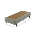 Ver imagem 3 de Base Box Sommier Eco 79x198x40cm Cinza Ecoflex