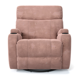 Poltrona do Papai Reclinável em Tecido Suede Cor Rosa Elétrica com Massagem - Modelo Imperial - 2