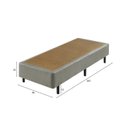 Ver imagem 3 de Base Box Solteiro Liso 96x203x40cm Somiê 