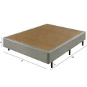 Ver imagem 3 de Sommier Casal Eco Bordado 138x188x40cm Cinza Ecoflex