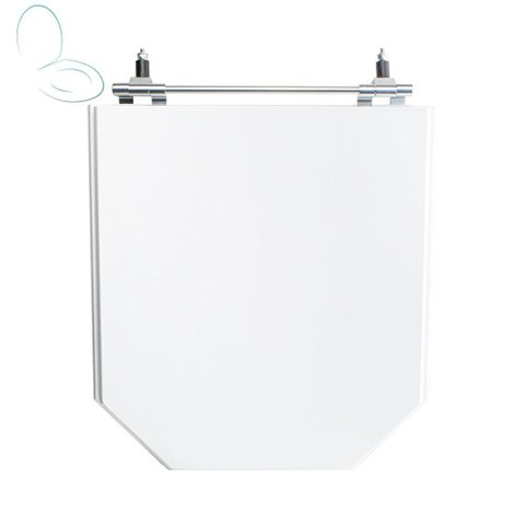 Tampa Vaso Sanitário Poliester Acrilico Atrium Branco para Bacia Incepa