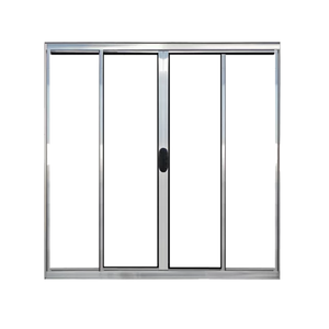 Vitro de alumínio 4 folhas 1,00x1,20 sem grade brilhante