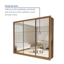 Ver imagem 4 de Guarda Roupa Casal Premium Ravena 242cm com Espelho 3 Portas 6 Gavetas Espresso Móveis
