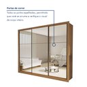 Ver imagem 4 de Guarda Roupa Casal Premium Ravena 242cm com Espelho 3 Portas 6 Gavetas Yescasa Marrom/Carvalho
