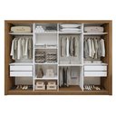 Ver imagem 4 de Guarda Roupa Casal Premium Nápoli 4 Portas de Correr 4 Gavetas 279,3cm Yescasa