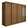 Guarda Roupa Casal Premium Nápoli 279,3cm 4 Portas 4 Gavetas Espresso Móveis - 2