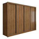 Ver imagem 2 de Guarda Roupa Casal Premium Nápoli 4 Portas de Correr 4 Gavetas 279,3cm Yescasa