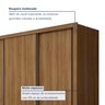Guarda Roupa Casal Premium Nápoli 242cm 3 Portas 6 Gavetas Espresso Móveis - 6
