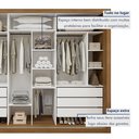 Ver mais imagens de Guarda Roupa Casal Premium Nápoli 242cm 3 Portas 6 Gavetas Espresso Móveis