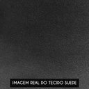 Ver imagem 5 de Poltrona para Sala Pé Metal Dourado Kit 2 Ana Suede Preto - Ibiza