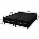 Ver imagem 3 de Base Box Queen Zeus Viero 25x158x198cm Preto