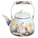 Ver imagem 3 de Chaleira Esmaltada 2.5 Litros Charm 2,5 Lts S/ Apito C/ Indução Italy
