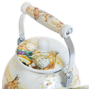 Ver imagem 4 de Chaleira Esmaltada 2.5 Litros Charm 2,5 Lts S/ Apito C/ Indução Italy