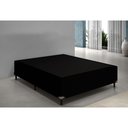 Ver imagem 2 de Base Cama Box Casal Suede Preto 40x138x188