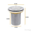 Ver imagem 2 de Válvula Para Tanque em Metal Cromado 1.1/4