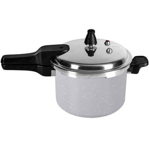 Panela de Pressão Brinox Antiaderente de Indução Brinox 5,4l Ceramic Life Super Gris Cinza 4954/