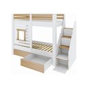 Ver imagem 2 de Beliche Infantil Star Plus com Janela Casatema MadeiraOriginals Branco/Montana
